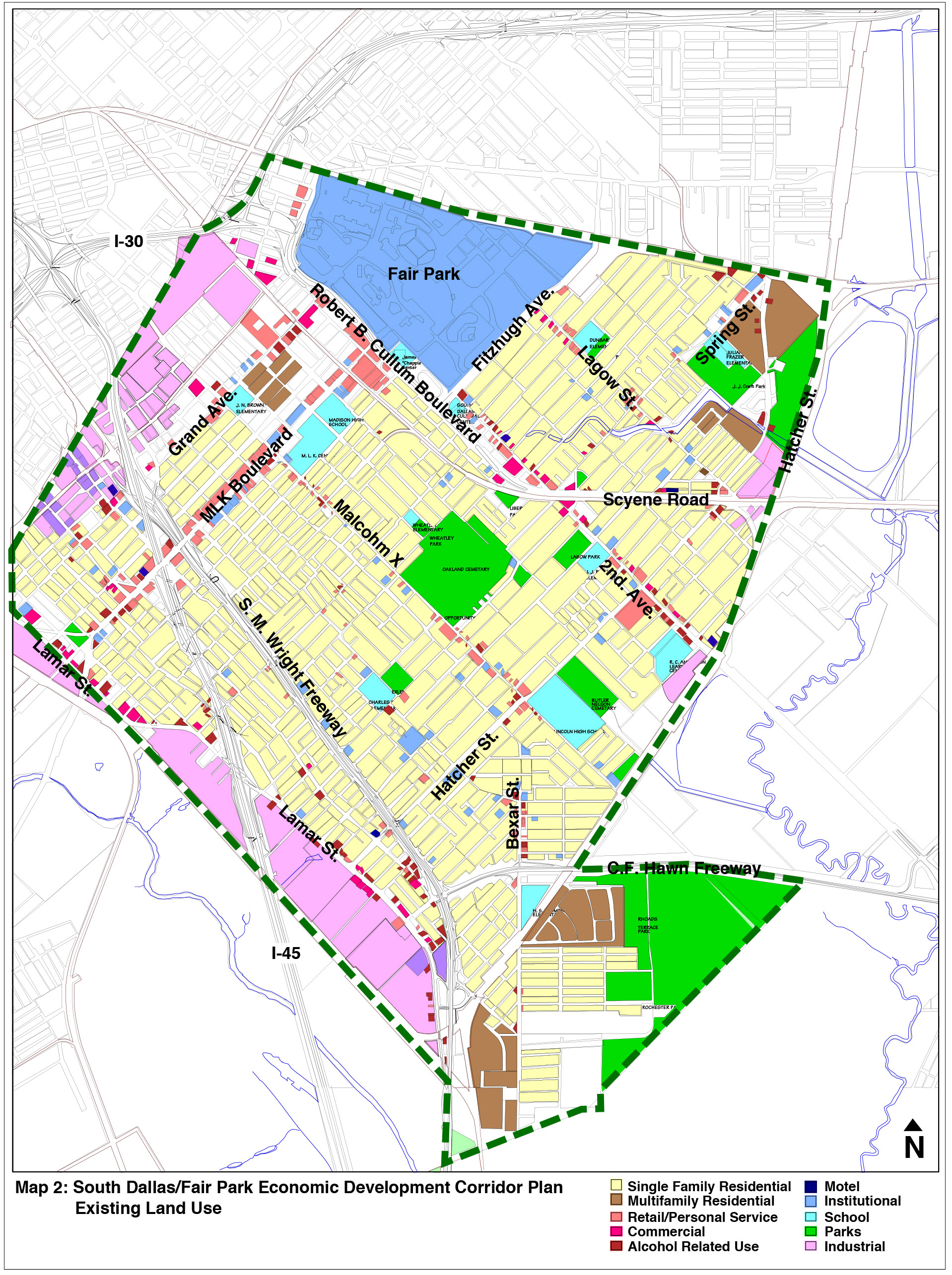 South Dallas Fair Park Economic Development Corridor Plan 2001 13 